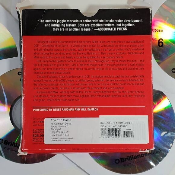 THE END GAME by CATHERINE COULTER AND J.T. ELLISON [CD, Audio Book] - Picture 4 of 4
